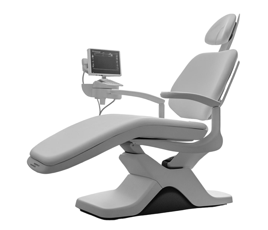 Modern dental chair representing general dentistry practices